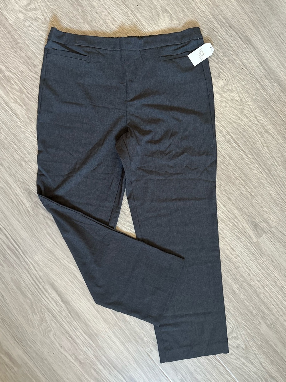 Plus Size Gray Dress Pants - Classic Tailored Fit